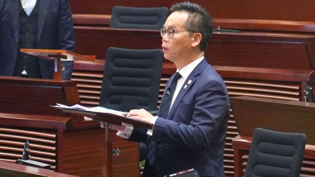 Engineering sector legislator Aaron Bok Kwok-ming