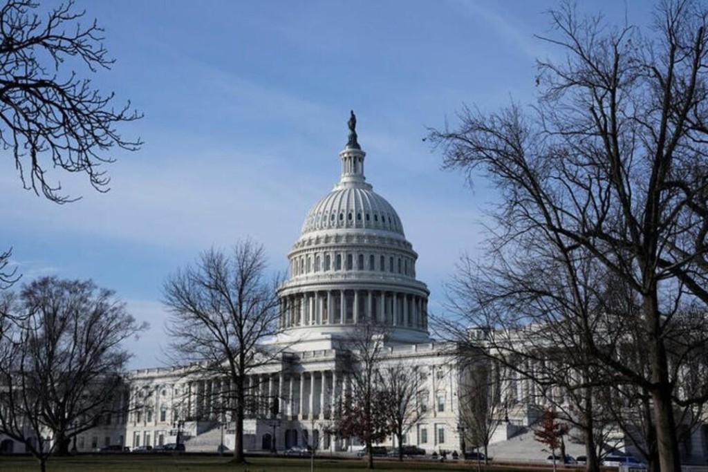  The U.S. Capitol building is seen early on the day of U.S. President Joe Biden's State of the Union Address to a joint session of Congress on Capitol Hill in Washington, U.S., February 7, 2023. REUTERS/Elizabeth Frantz