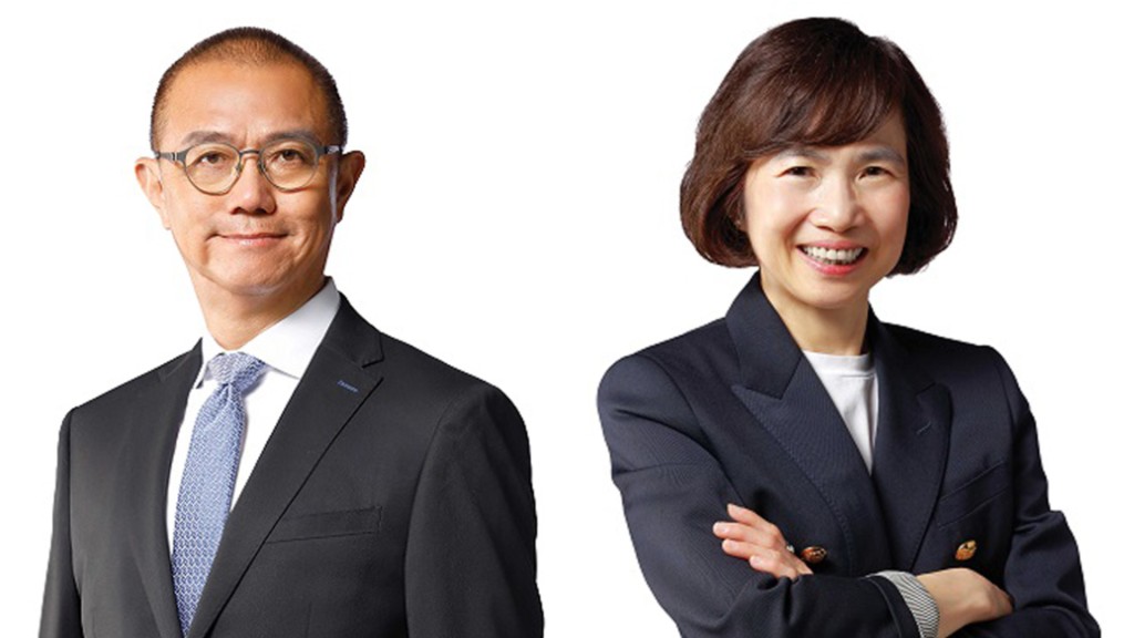Steven Yiu Siu-chung (left) Cissy Chan Ching-sze (right)