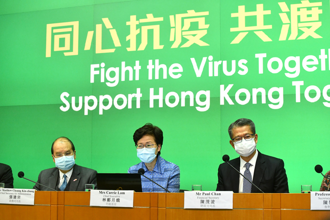 Matthew Cheung, left first. Photo: ISD. Matthew Cheung, left first. Photo: ISD.