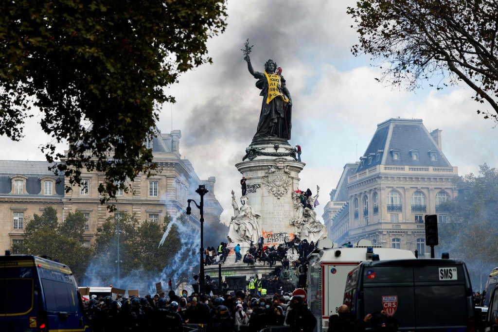 Several Hong Kong schools are considering withdrawing from next month’s iGEM competition in Paris amid concerns over unrest in France. (AFP)