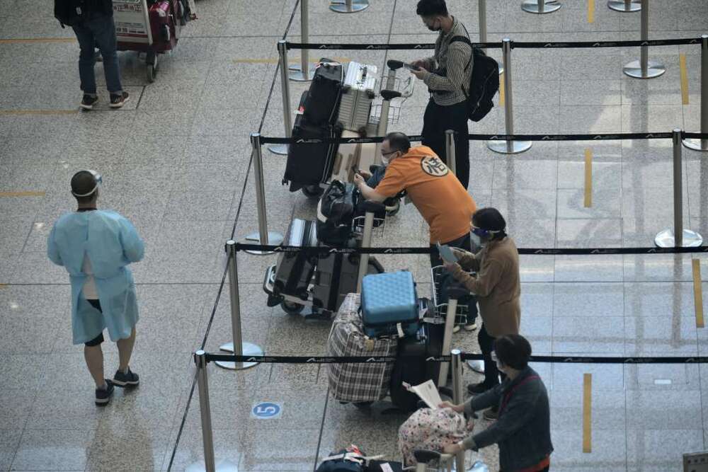 Hong Kong reports 14 imported Covid cases. file photo. Hong Kong reports 14 imported Covid cases. file photo.