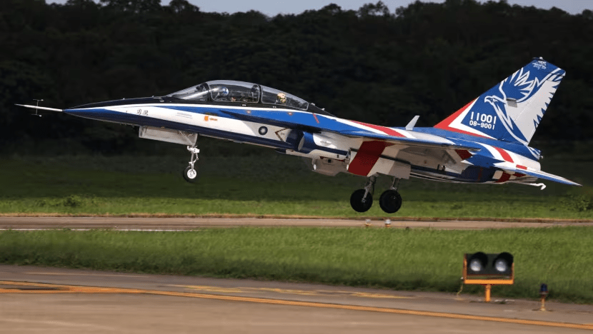 An AIDC T-5 Brave Eagle, Taiwan's first locally manufactured advanced jet trainer, takes off in Taichung, Taiwan, on Jun 22, 2020. (File Photo: Reuters/Ann Wang) An AIDC T-5 Brave Eagle, Taiwan's first locally manufactured advanced jet trainer, takes off in Taichung, Taiwan, on Jun 22, 2020. (File Photo: Reuters/Ann Wang)