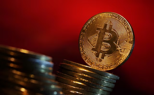 Representation of bitcoin cryptocurrency is seen in this illustration taken January 11, 2024. REUTERS/Dado Ruvic/Illustration/File Photo
