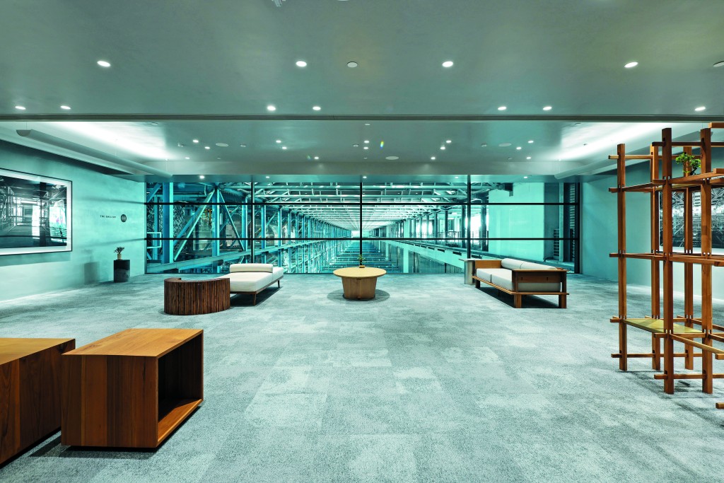 'The Gallery,' a meeting space, embodies Hactl's commitment to sustainability. 'The Gallery,' a meeting space, embodies Hactl's commitment to sustainability.