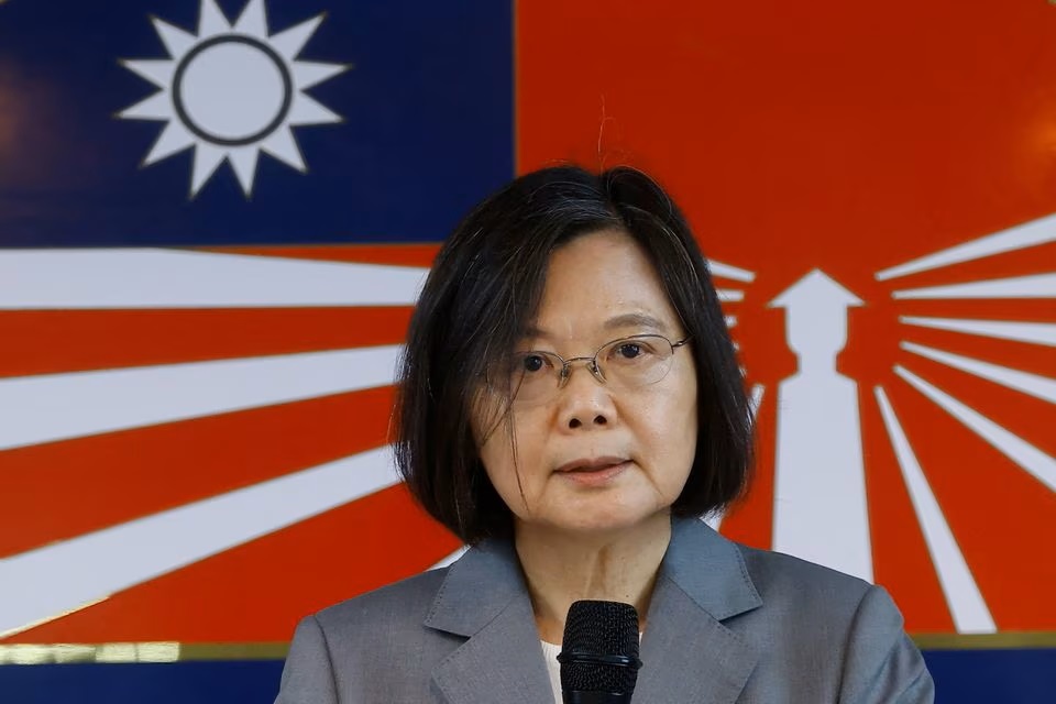 Taiwan president leaves for visit to last African ally Eswatini