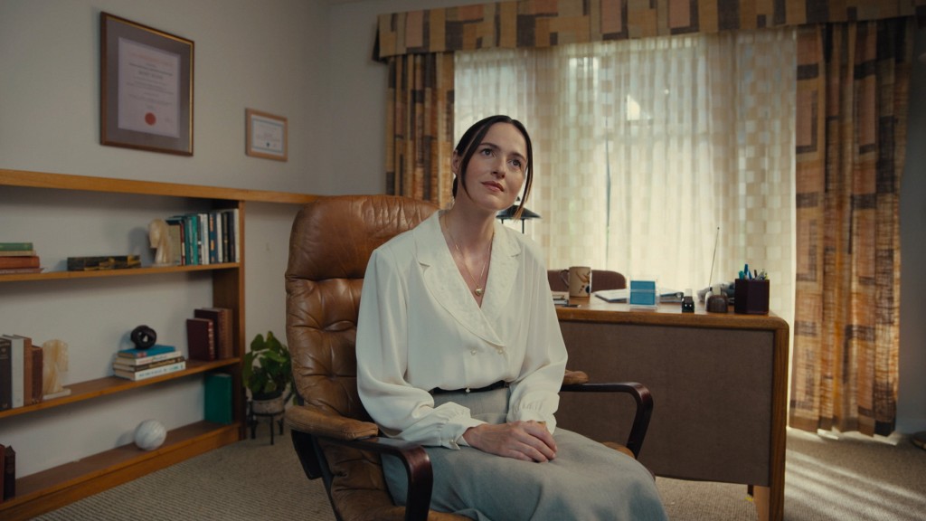 Renate Reinsve in a movie still. (Photo courtesy of A24)