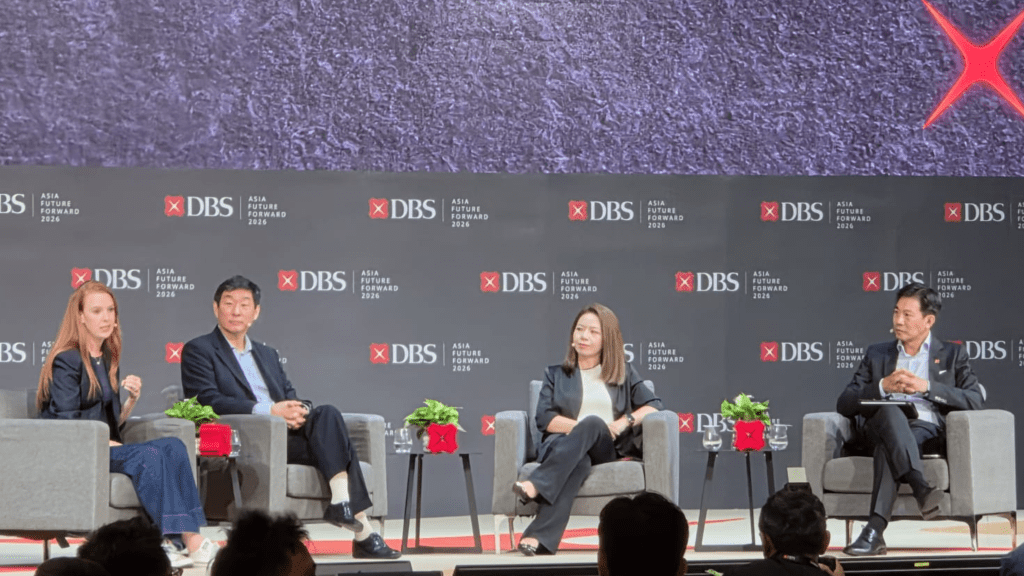 From left: Sara Hooker, Richard Tong, Linda Sheng, Derrick Goh