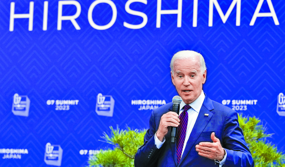 Joe Biden tells the G7closing news conference he expects a thaw in relations with China 'shortly.'AP Joe Biden tells the G7closing news conference he expects a thaw in relations with China 'shortly.'AP
