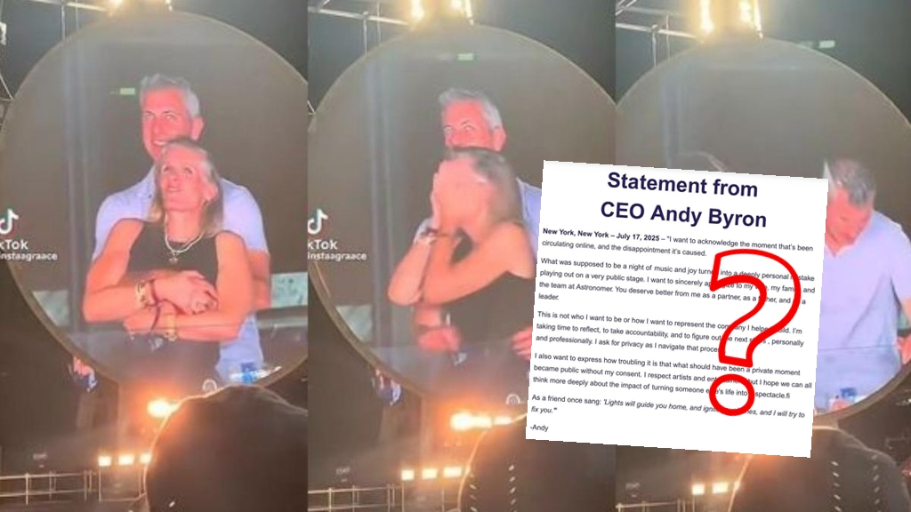 Astronomer CEO Andy Byron resigns after viral Coldplay concert kiss cam  video