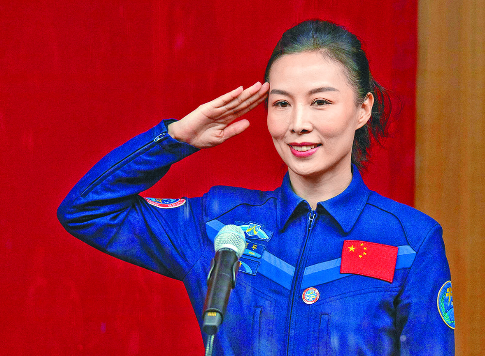 Wang Yaping's spacewalk marks a first in China's space history involving female astronauts. Wang Yaping's spacewalk marks a first in China's space history involving female astronauts.