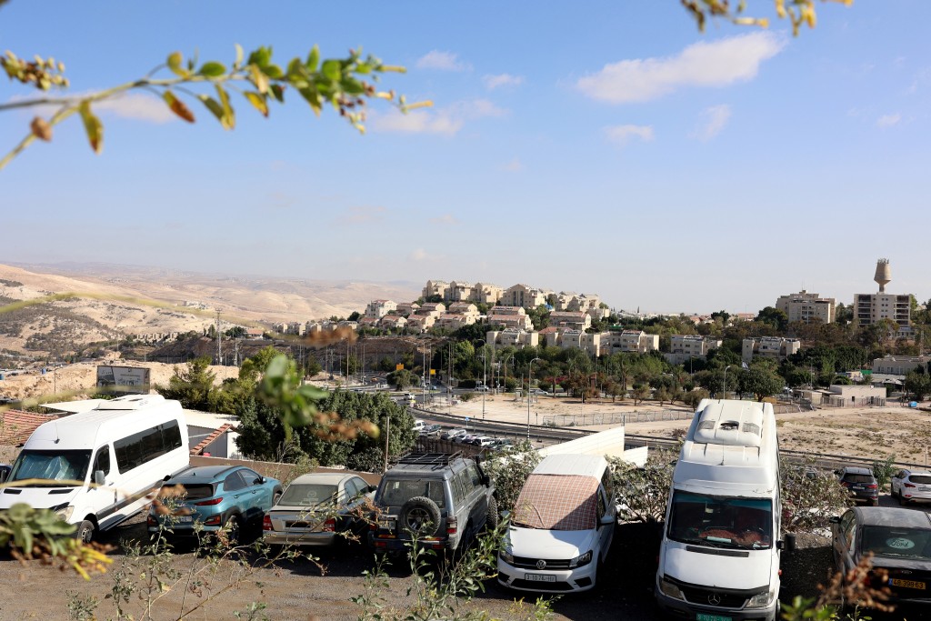 Photo by ZAIN JAAFAR / AFP  A picture taken on September 30, 2025 shows the Israeli settlement Maale Adumim, east of Al-Eizariya, also known as Bethany, east of Jerusalem.