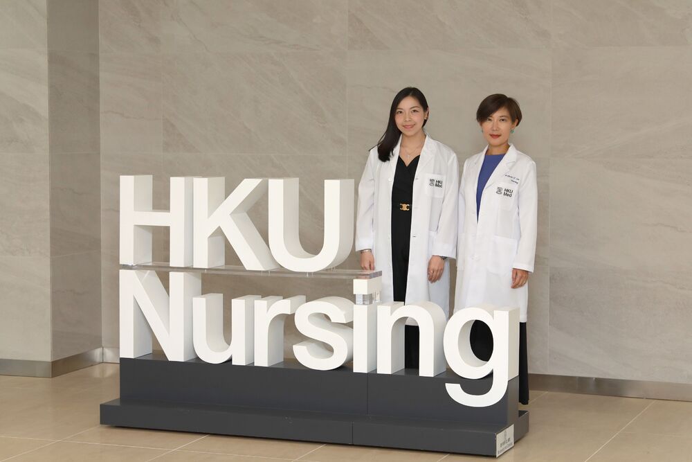 Naomi Takemura, left, with professor Lin Chia-chin. Naomi Takemura, left, with professor Lin Chia-chin.