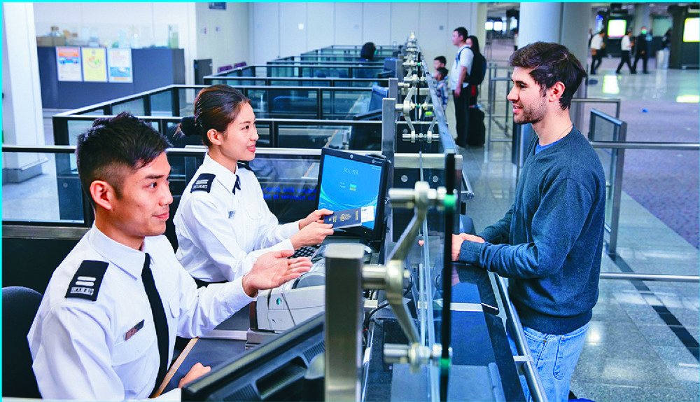 Immigration officers are flying high