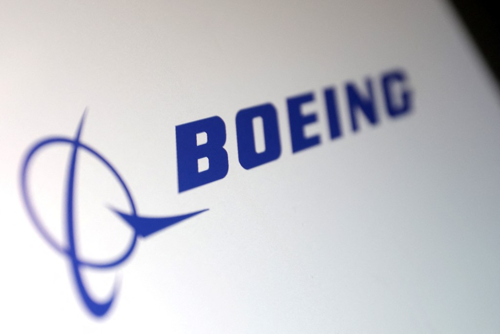 Boeing logo is seen in this illustration taken July 26, 2025. REUTERS