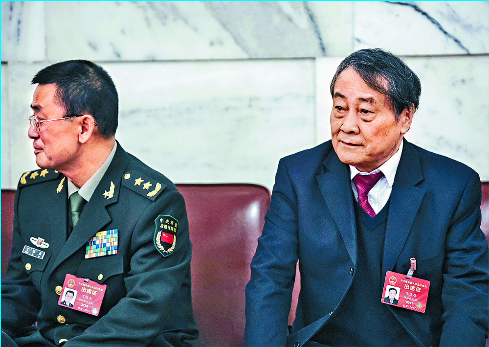 Zong Qinghou during the fifth session of the 12th National People's Congress in Beijing in 2017. BLOOMBERG Zong Qinghou during the fifth session of the 12th National People's Congress in Beijing in 2017. BLOOMBERG