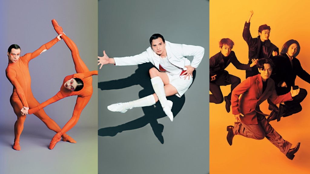 From left: ‘Strangelove’ inspired by the 1980s British electronic music pioneers Depeche Mode; ‘Mercury Half-Life’ inspired by the legendary rock band Queen; Hong Kong Ballet choreographer-in-residence Ricky Hu and his wife, Mai Jing-wen, weave Beyond’s classics into their new dance piece, ‘Martlet.’