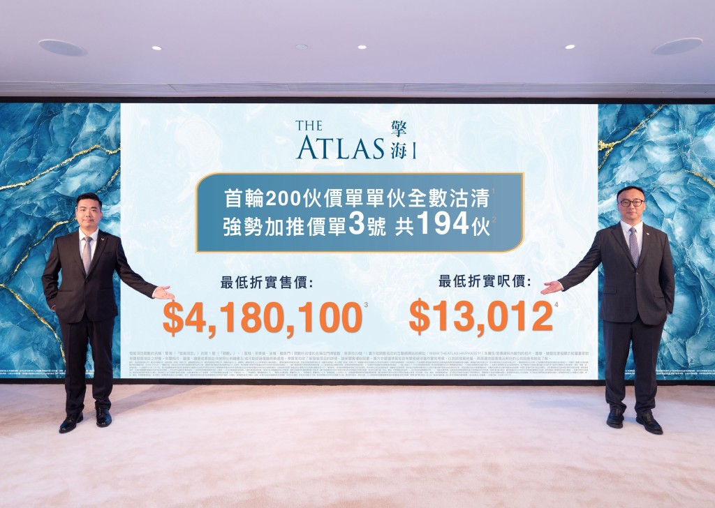 Li Ga, right, Alex Chung, director of sales & marketing department and GBA exhibition center.