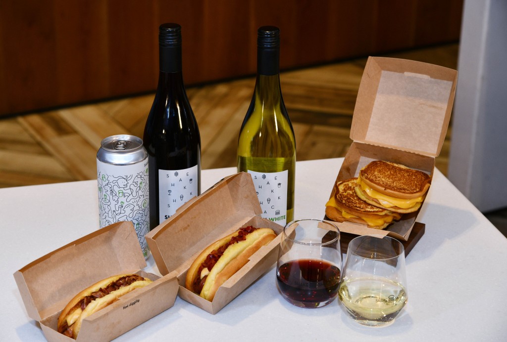 High Heat Dog, Grilled Cheese and Bacon Cheese Dog (Shake Shack, festival exclusive) - Shake Shack brings three festival-only American favorites, which can be paired with frozen lemonade, Shack Red or White wine, or ShackMeister Beer.
