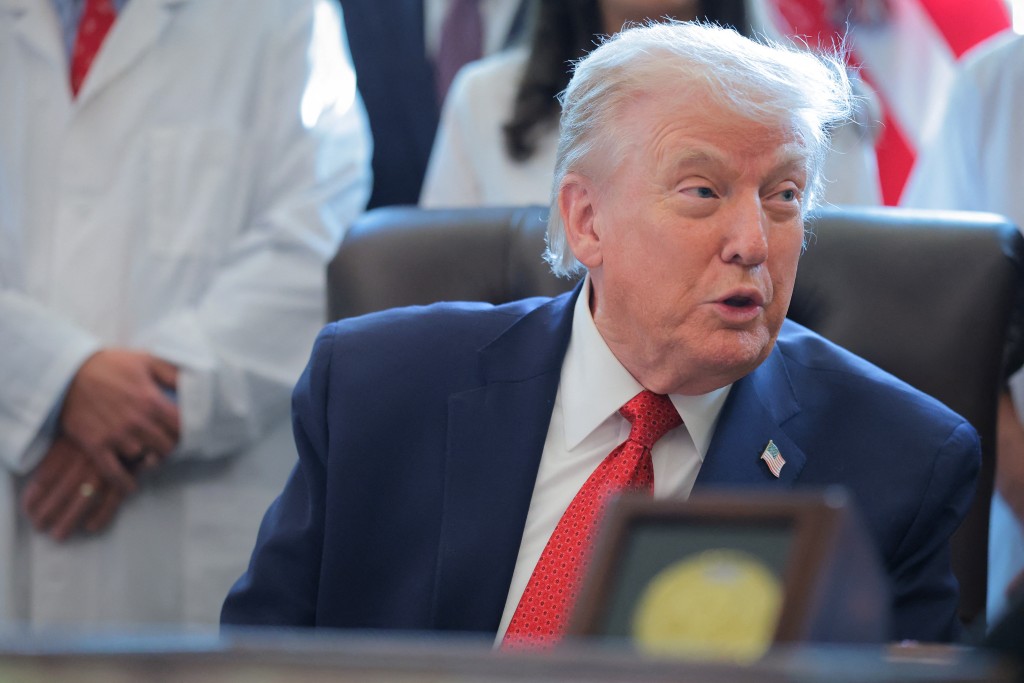 U.S. President Donald Trump speaks before signing a series of executive orders in the Oval Office of the White House on December 18, 2025 in Washington, DC. During the ceremony, Trump signed an order reclassifying marijuana as a schedule III drug. Anna Moneymaker/Getty Images/AFP