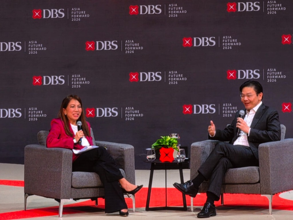 Lawrence Wong in conversation with Tan Su Shan.