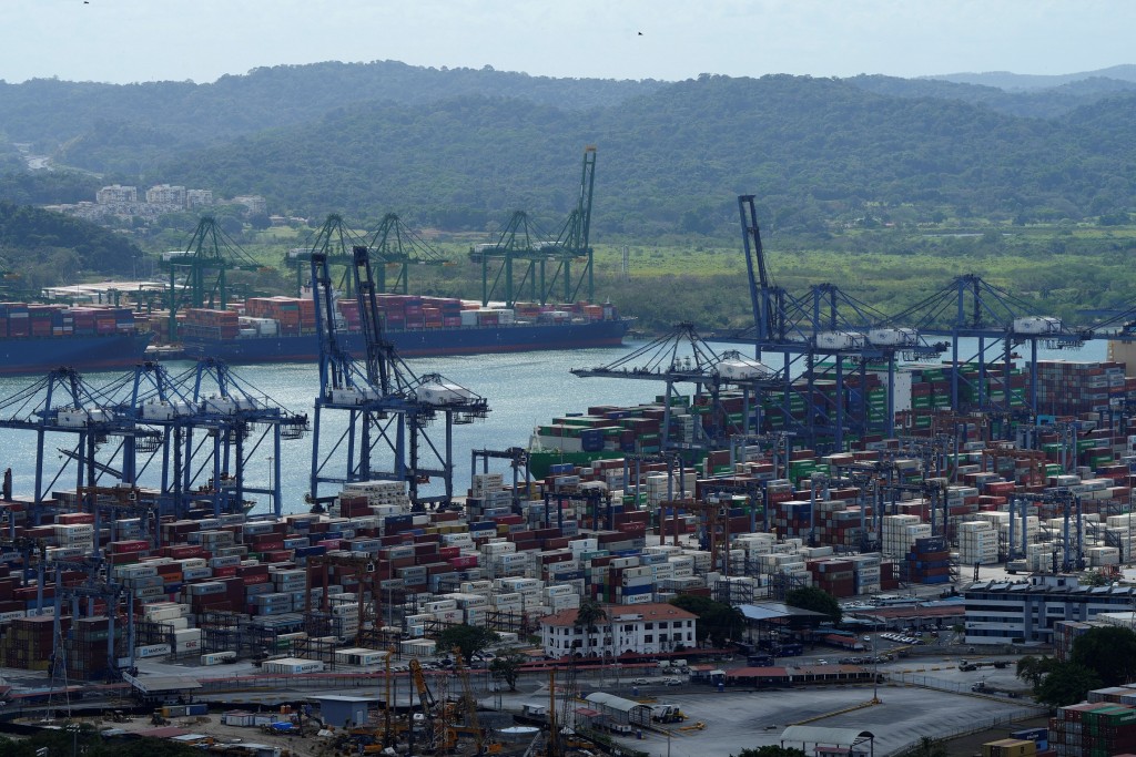 A view of the Balboa Port is pictured after Hong Kong's CK Hutchison agreed to sell its interests in a key Panama Canal port operator to a BlackRock Inc-backed consortium Panama City, Panama, March 4, 2025. REUTERS