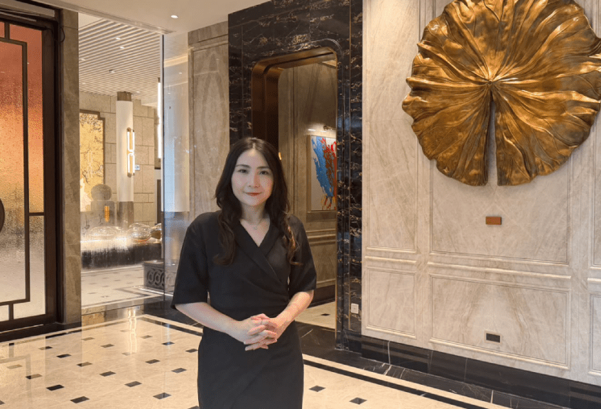 CK Asset's sales manager Kristy Chan Wing-chi.
