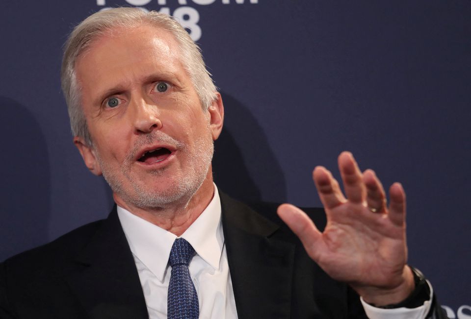 James Coulter co-founder of private equity firm TPG Capital, originally known as the Texas Pacific Group, speaks at the Bloomberg Global Business forum in New York, U.S., September 26, 2018. (Reuters) James Coulter co-founder of private equity firm TPG Capital, originally known as the Texas Pacific Group, speaks at the Bloomberg Global Business forum in New York, U.S., September 26, 2018. (Reuters)