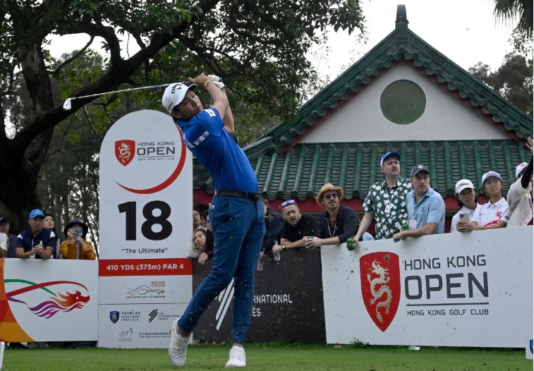 Phachara Khongwatmai is tied for the lead. AFP Phachara Khongwatmai is tied for the lead. AFP