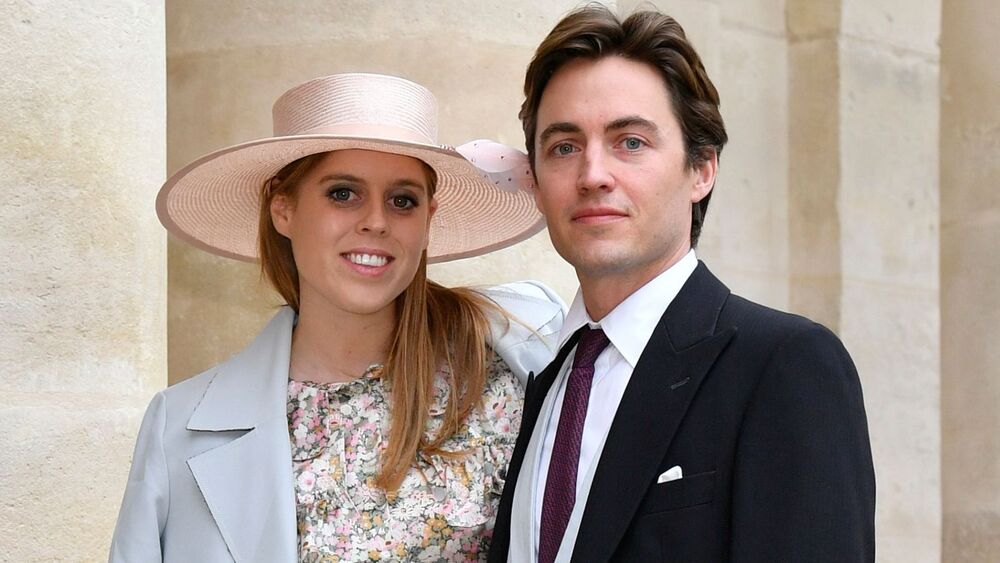 Princess Beatrice with her husband Edoardo Mapelli Mozzi. Princess Beatrice with her husband Edoardo Mapelli Mozzi.