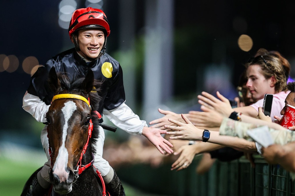 Jerry Chau has been aboard for each of Embrace's three wins. HKJC