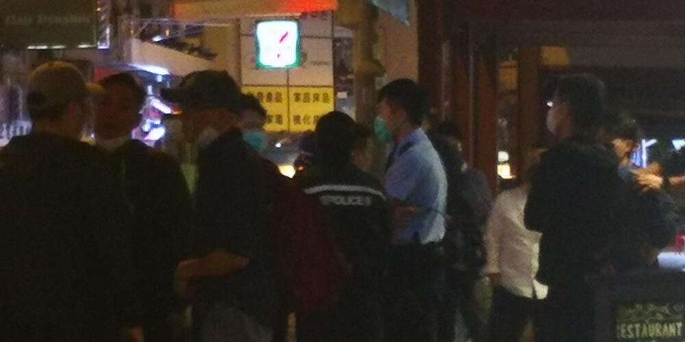 A group of 40, including Tanya Chan and Gordon Lam Sui-wa, was seen gathering at a bar in Sham Shui Po at 11pm. A group of 40, including Tanya Chan and Gordon Lam Sui-wa, was seen gathering at a bar in Sham Shui Po at 11pm.
