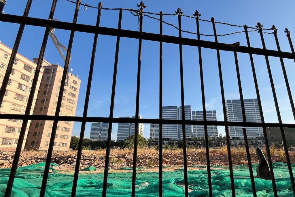 A general view of land at an address identified on the U.S. entity list, in Shenzhen, Guangdong province, China, October 31, 2024. REUTERS/David Kirton 