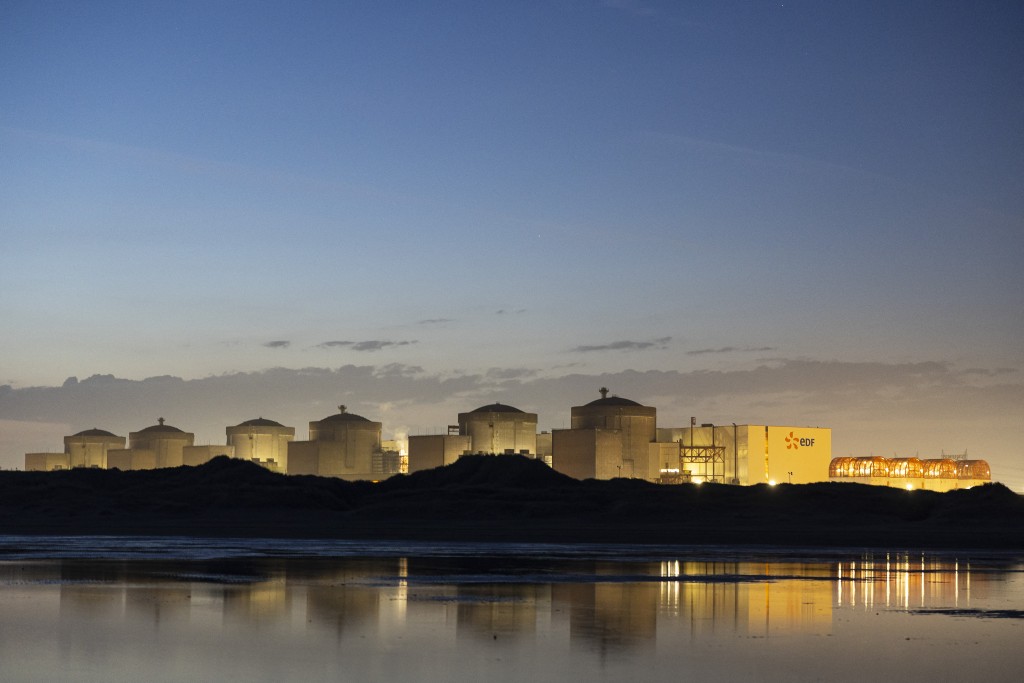 Gravelines nuclear power plant in Gravelines, northern France. (AFP)