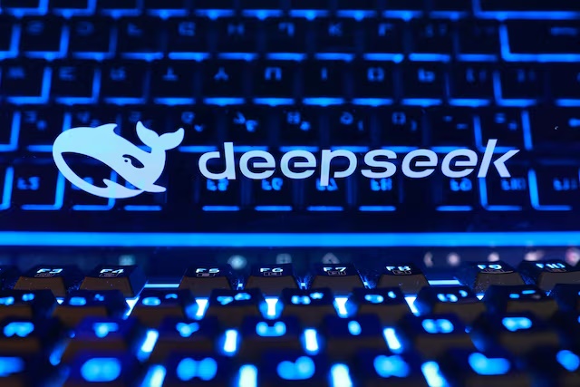 Deepseek logo and a keyboard can be seen in this illustration taken October 19, 2026. REUTERS/Dado Ruvic