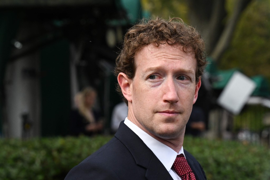 Meta CEO Mark Zuckerberg looks on after a meeting of technology executives about artificial intelligence at the White House in Washington, DC, on September 29, 2026. AFP