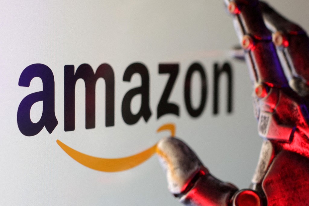 Amazon logo is seen in this illustration taken February 16, 2025. (Reuters)