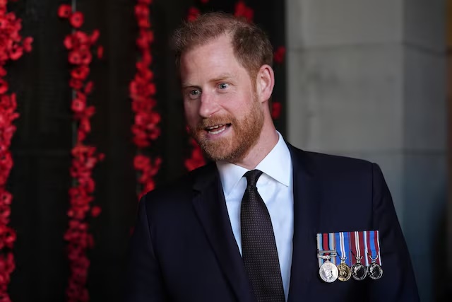 Britain's Prince Harry, the Duke of Sussex, views the Wall of Remembrance at Australian War Memorial in Campbell, Canberra, on day two of the royal trip to Australia, April 15, 2026. Jonathan Brady/Pool via REUTERS/ File Photo