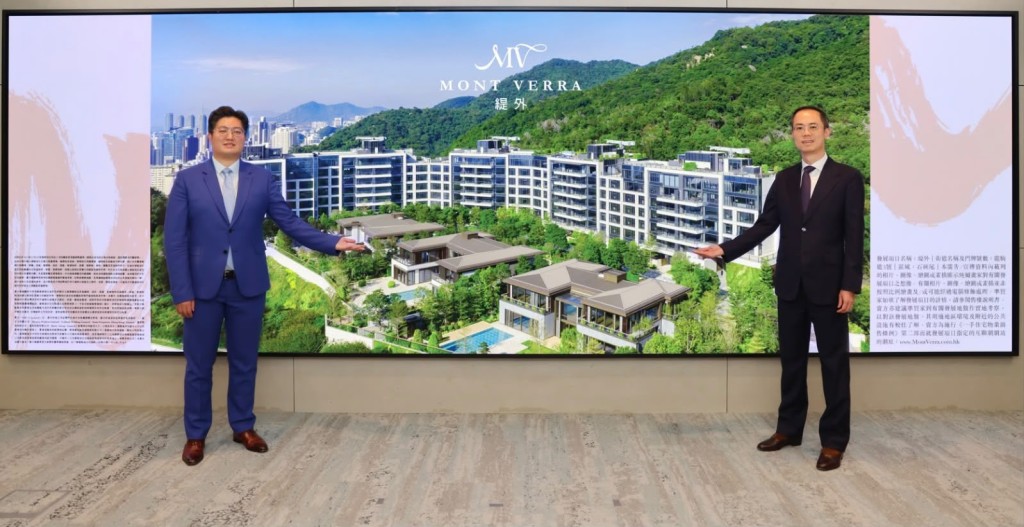 From left: Kerry Real Estate Agency sales and marketing director Vincent Wong and Calvin Tong, director and general manager for Hong Kong at Kerry Properties.