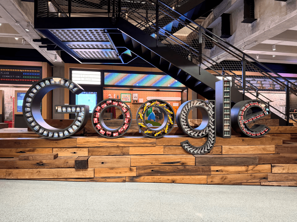oogle logo is displayed at Google's headquarters in New York City, U.S., July 1, 2026. REUTERS/Aleksandra Michalska/File Photo