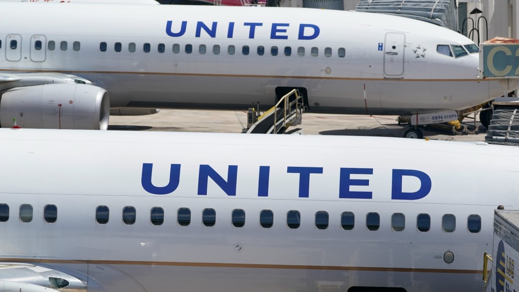 United Airlines Boeing 737s are parked at the gate at the Fort Lauderdale-Hollywood International Airport, July 7, 2022. (AP Photo/Wilfredo Lee, File)