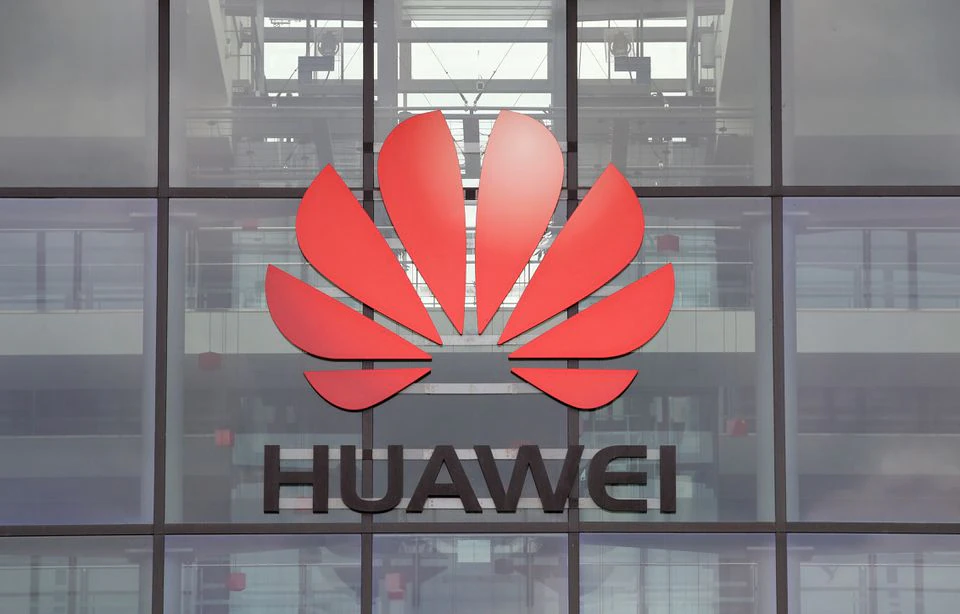 Huawei logo is pictured on the headquarters building in Reading, Britain. (Reuters) Huawei logo is pictured on the headquarters building in Reading, Britain. (Reuters)
