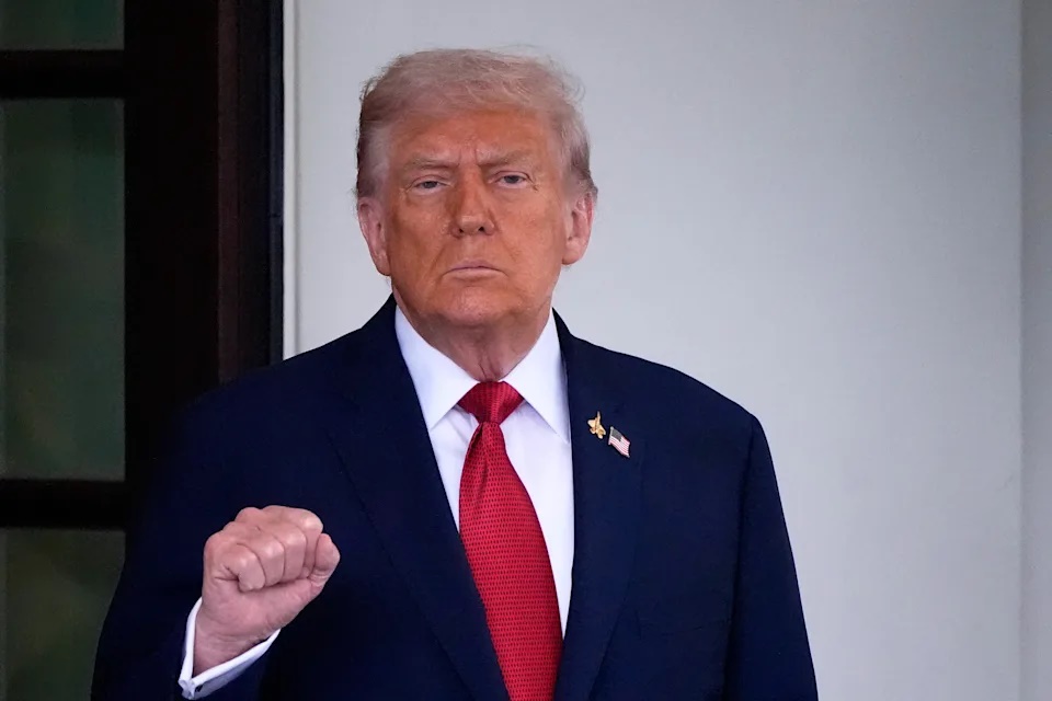 President Donald Trump walks out to greet Turkish President Recep Tayyip Erdogan at the White House, Thursday, Sept. 25, 2025, in Washington. (AP Photo/Alex Brandon) · Associated Press Finance
