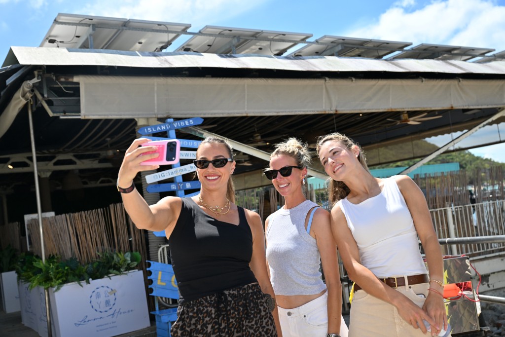 The tennis stars immersing themselves in the island’s tranquil pace of life.