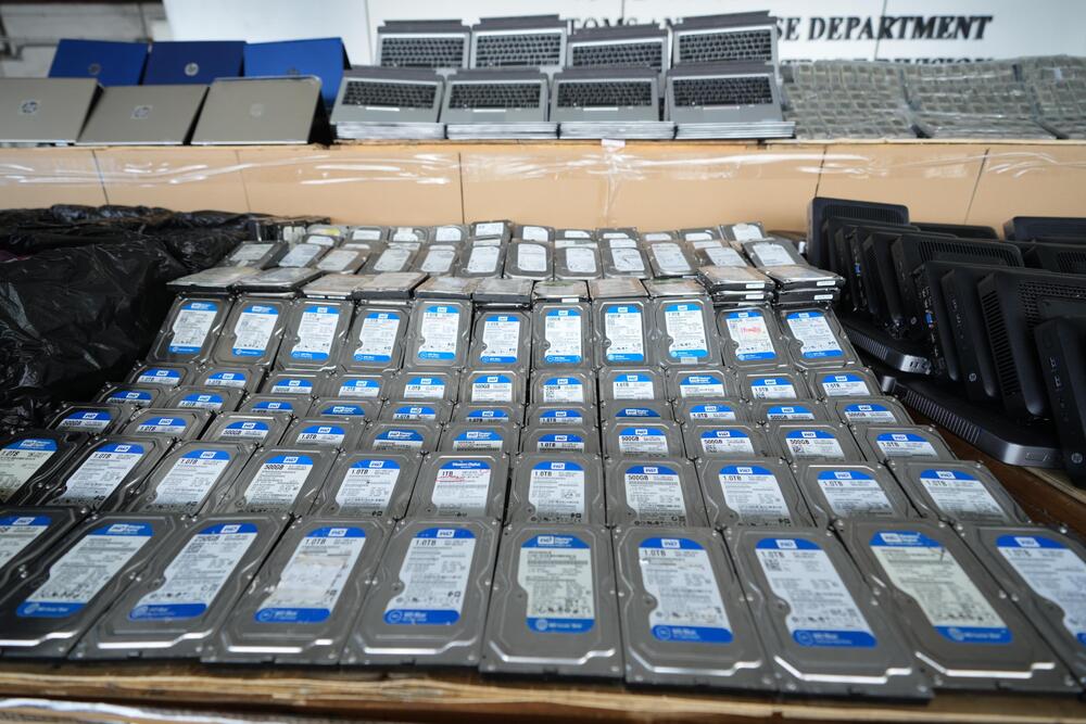 Customs seizes HK$500mn smuggled computer hardware