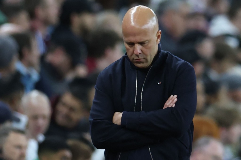 Fans turned on Arne Slot this season after a series of lackluster performances. AFP