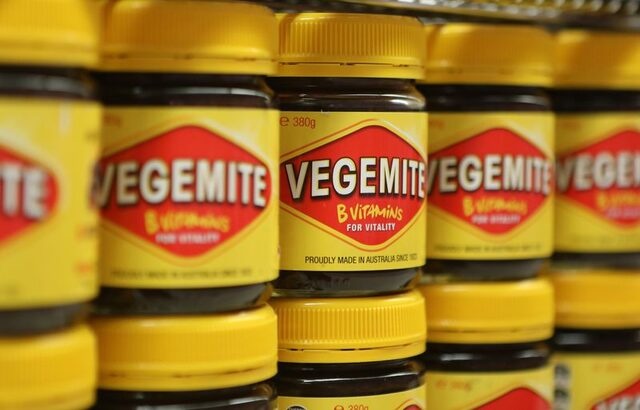 Vegemite pots are seen in a supermarket in central Sydney, Australia, February 8, 2018. REUTERS/Daniel Munoz 
