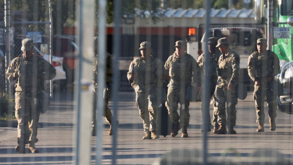 National Guard presence at U.S. ICE Broadview facility in Chicago. File Photo/Reuters