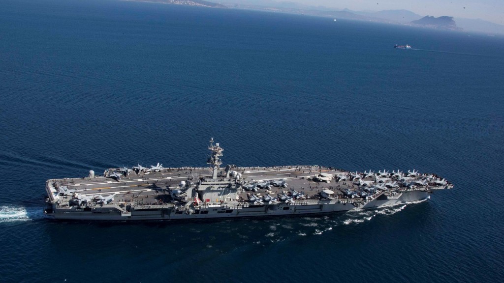 The aircraft carrier USS Abraham Lincoln. Reuters
