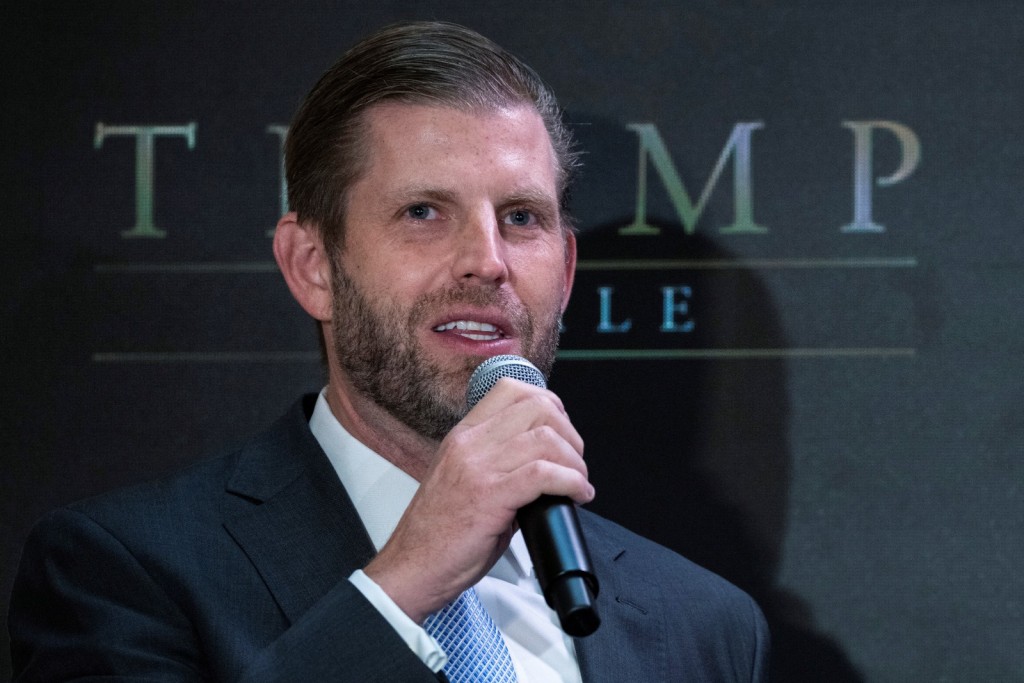 Eric Trump. REUTERS